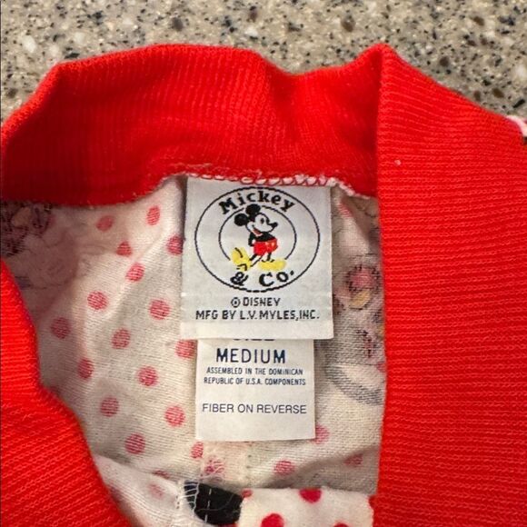 Mickey & Co. Disney Vintage 80s 90s Flannel Mickey Mouse Nightshirt - Picture 5 of 12